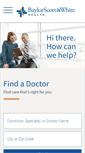Mobile Screenshot of healthsource.baylorhealth.com