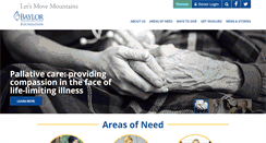 Desktop Screenshot of give.baylorhealth.com